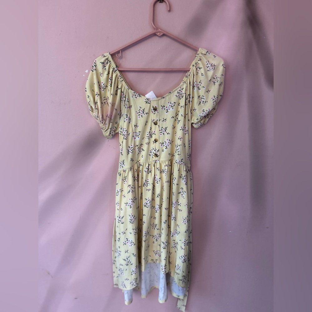 No boundaries yellow dress woman’s medium